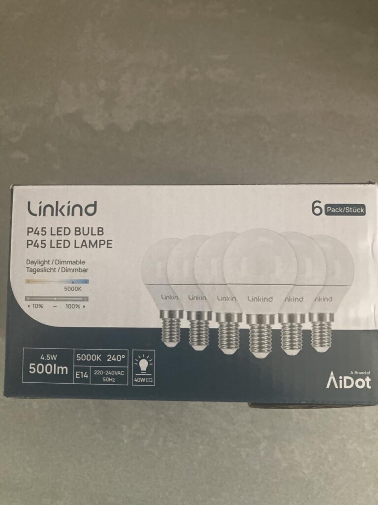 Boîte de 6 ampoules LED Linkind E14