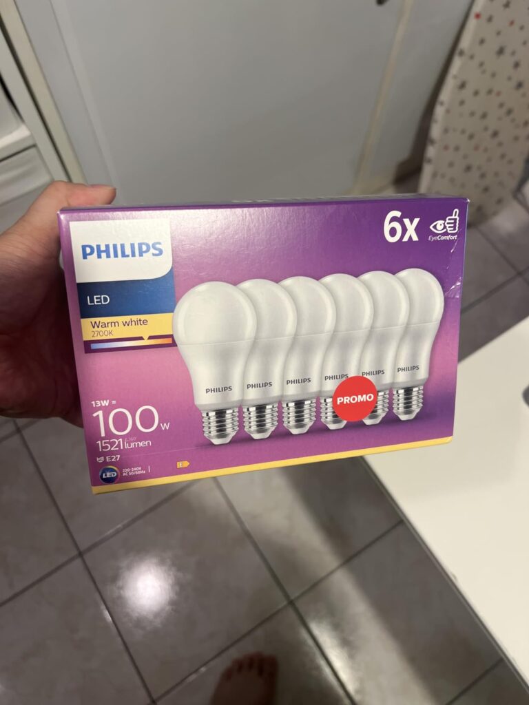 Boîte de pack d'ampoules Philips