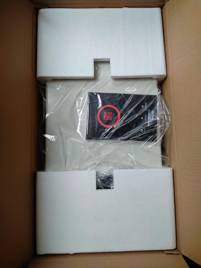 Chauffe-eau Gasland dans son carton de protection